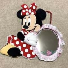 みゅん♡様専用です／ミニーちゃんの壁掛け鏡のサムネイル
