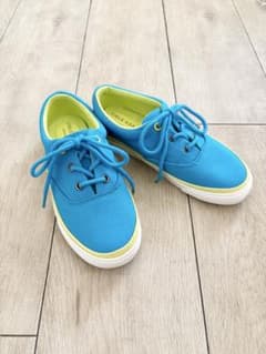 【訳あり新品】Cole Haan キャンバス地スニーカー 19cmのサムネイル