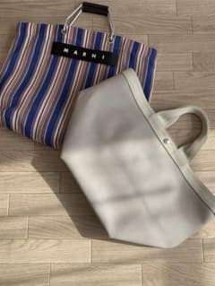 MARNI ストライプトートバッグとエルベシャプリエ 725GP - メルカリ