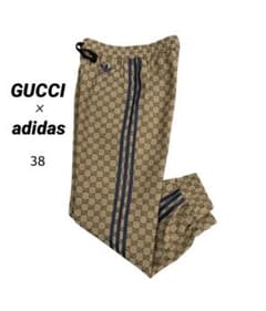 ✨ほぼ新品✨GUCCI × adidas✨トラックパンツ✨国内正規✨23年モデル