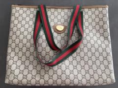 ロペ様専用】GUCCI Plus トートバッグ シェリーライン GG柄 - メルカリ
