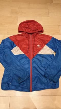 adidas ナイロンジャケット トリコロールカラーのサムネイル