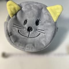 猫型 ポーチ グレーのサムネイル