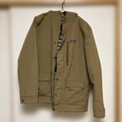 Patagonia 裏ボア フード付きジャケット ブラウンXXLサイズ - メルカリ