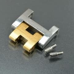 상태매우좋음 헤르메스 1컷 약 12mm 클리퍼 콤비 컬러 골드 실버