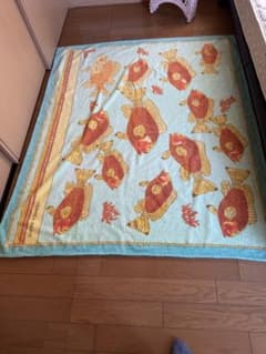 HERMES HEAVENLY BATH 魚デザイン タオルケットのサムネイル
