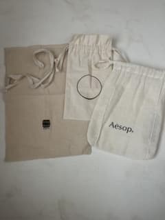 Aesop soupstock tokyo 他 ショップ袋 巾着袋 3点Set - メルカリ
