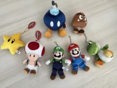 マリオシリーズ ぬいぐるみキーホルダーセット - メルカリ