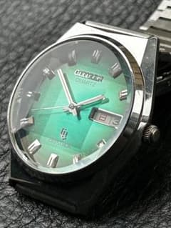 CITIZEN CRYSTRON カットガラス クオーツ稼働品 美品 - メルカリ
