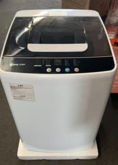 新古品 全自動洗濯機 5.5kg 縦型洗濯機 乾燥機能 小型 ホワイト2604