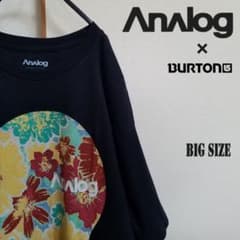 良好★Analog／アナログ BIGサイズ プリントロゴ Tシャツ／L sizeのサムネイル