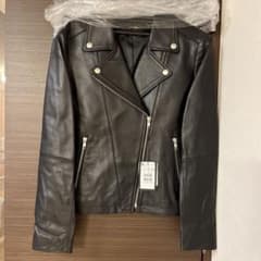 Aga 定価47,000円 ライダースジャケット ブラック 38 - メルカリ