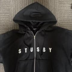 Stussy ジップアップパーカー ブラック Lサイズのサムネイル