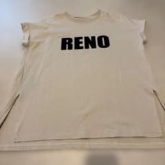 DoUDoU ロゴプリント Tシャツ アイボリー　定価9900円のサムネイル