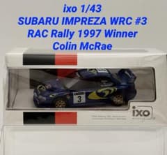 ixo スバル インプレッサ WRC RAC25周年記念版 1/43 マクレー ixo スバル インプレッサ WRC RAC25周年記念版 1/43 マクレー - メルカリ