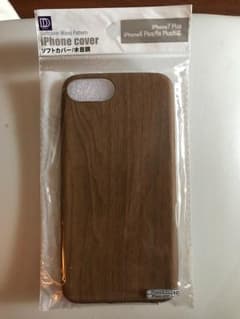 新品未使用☆ iPhone7Plus 6Plus 6s Plus 用 木目ケースのサムネイル