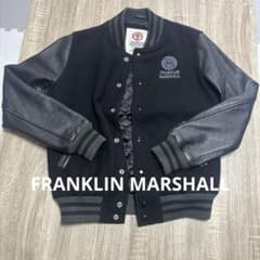 FRANKLINMARSHALL ブラックスタジャン レザー Sサイズ - メルカリ