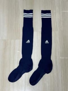 アディダス  トレーニングソックス メンズ 紺 青 サッカー用のサムネイル