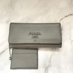 PRADA プラダ　サフィアーノ　財布　フラップ　長財布　0519-⑥ PRADA プラダ サフィアーノ 財布 フラップ 長財布 0519-⑥ - メルカリ