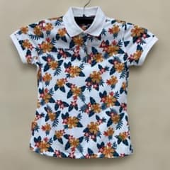 Le coq sportif レディスゴルフ花柄ポロシャツM - メルカリ