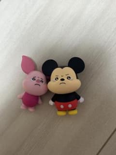泣かないもん　ディズニー　フィギュア ミッキー ピグレットのサムネイル