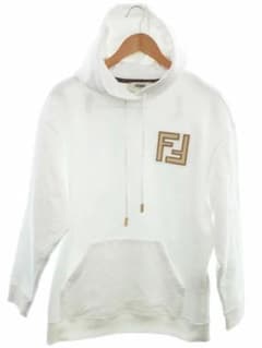 【あんしん鑑定対応】フェンディ 袖ロゴ パーカー FFロゴ 美品 M FENDI フェンディFFロゴ スウェット プルオーバー パーカー メンズ