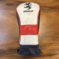 Admiral ドライバー用ヘッドカバー ホワイト/レッド/ネイビーのサムネイル