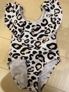 値下げしました！激カワ水着♡韓国♡かぶらない♡ヒョウ柄♡フリフリのサムネイル