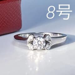 新品仕上げ】カルティエ バレリーナ ダイヤ リング 0.23ct 8号 PT