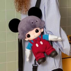 DIMOO world × Disney ミッキー ぬいぐるみバッグ リュック - メルカリ