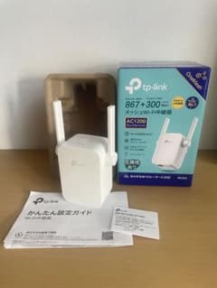新品(開封のみ)TP-Link AC1200 Wi-Fi中継機 RE305のサムネイル