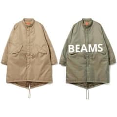 BEAMS シャンブレー　ダウン　モッズコート　ミリタリー　ジャケット　M51 BEAMS / シャンブレー ダウン モッズコート ¥38,500 - メルカリ