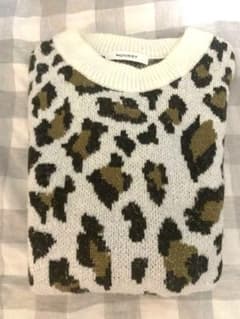 MOUSSY レオパード柄 ニットセーターのサムネイル