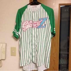 ももクロベースボールシャツ 緑のサムネイル