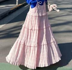 【Alley Tokyo】フリルティアードキャミワンピ　パルパルのサムネイル