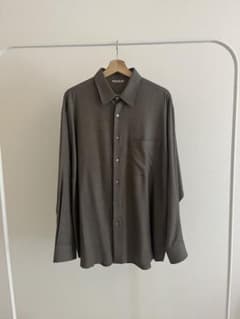 AURALEEsuper light wool shirtsのサムネイル