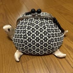 豆千代モダン 亀モチーフ がま口バッグ 和柄×ビーズハンドル m89435065201_1.jpg?1768620459