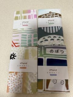 ジブリパーク限定品 注染手ぬぐい どんどこ森 春夏秋冬コンプセット