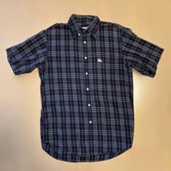 Burberry チェック柄 半袖シャツ Mサイズ 100%コットンのサムネイル