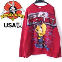【⠀希少90s  USA製 トゥイーティー】トレーナー/スウェットのサムネイル