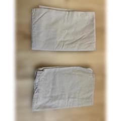 枕カバー 2枚セット ベージュ 無地のサムネイル
