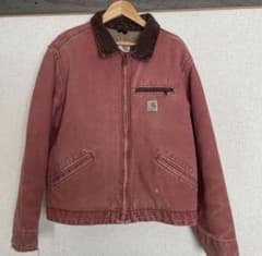 希少】carhartt デトロイトジャケット サーモンピンク - メルカリ