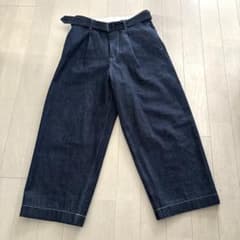 完売モデル】graphpaper グラフペーパー ベルテッドデニム サイズ2 