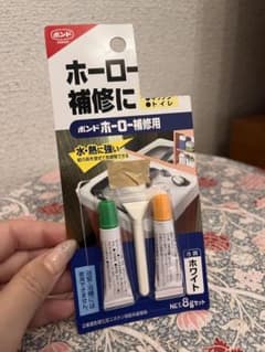 ホーロー器や人工大理石の補修に最適なホワイトの接着剤のサムネイル