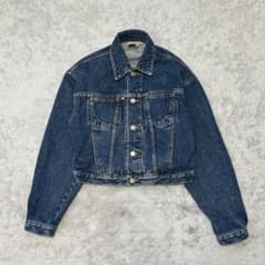 ESPRIT 90s ショートデニムジャケット インディゴ ショート丈 CC74 