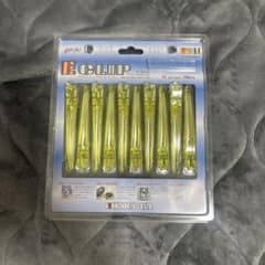 E CLIP イエロー ヘアクリップ 10個入りのサムネイル
