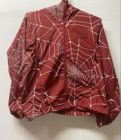 NoREMID ナイロンジャケット スパイダーウェブ柄 NoREMiD ナイロンジャケット スパイダーウェブ柄 - メルカリ