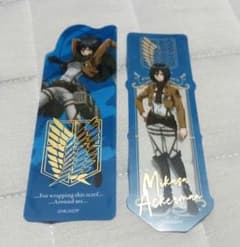 Attack Titan Clear Bookmark Mikasa