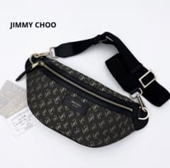 ✨美品✨ジミーチュウ ベルトバッグ JCロゴ デニム　モノグラム スエストバッグ ✨美品✨ジミーチュウ ベルトバッグ JCロゴ デニム モノグラム