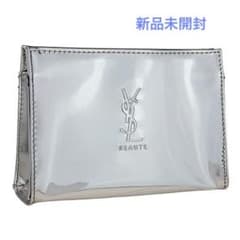 YSL BEAUTE 2026ノベルティ シルバーポーチのサムネイル